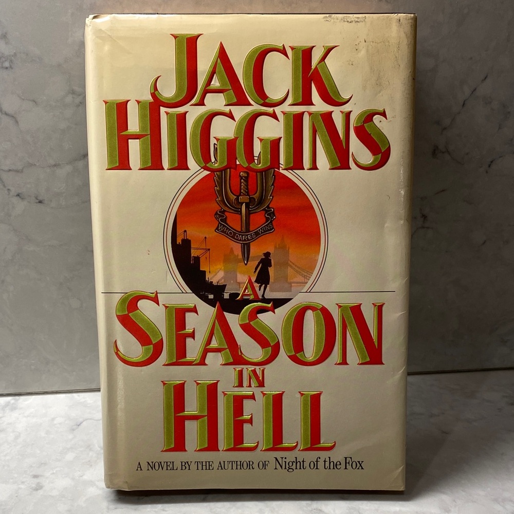 Jack Higgins 'A Season in Hell' Hardcover Book